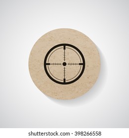 Crosshair, Target icon - Vector