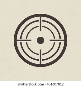 Crosshair, Target icon - Vector
