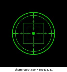 Crosshair, Target icon - Vector