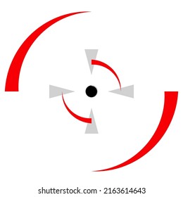 Crosshair, Zielmarkensymbol, Vektorgrafik