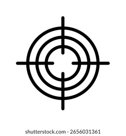  Punto de mira - Icono de Vector