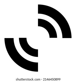 Crosshair, targetmark, reticle abstract vector. Search, seek, accuracy icon. Bullseye, pinpoint concept