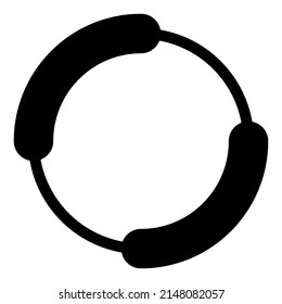 Crosshair, targetmark, reticle abstract vector. Search, seek, accuracy icon. Bullseye, pinpoint concept