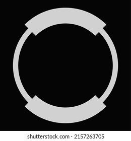 Crosshair, targetmark, reticle abstract vector. Search, seek, accuracy icon. Bullseye, pinpoint concept