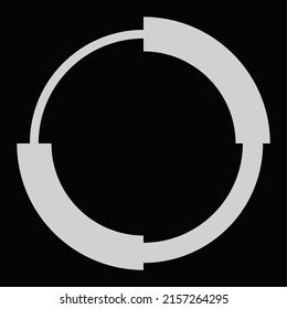 Crosshair, targetmark, reticle abstract vector. Search, seek, accuracy icon. Bullseye, pinpoint concept