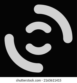 Crosshair, targetmark, reticle abstract vector. Search, seek, accuracy icon. Bullseye, pinpoint concept