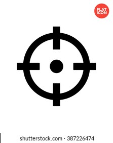 Crosshair Vector Flat Icon