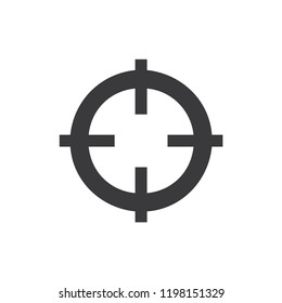 Crosshair vector icon