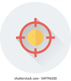 Crosshair Vector Icon 