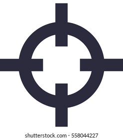 Crosshair Vector Icon