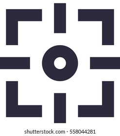 Crosshair Vector Icon