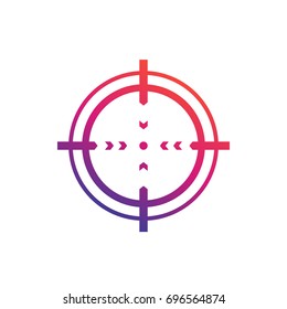 crosshair vector icon