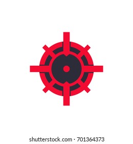 crosshair vector logo