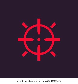 crosshair vector sign