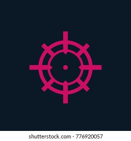 crosshair vector sign