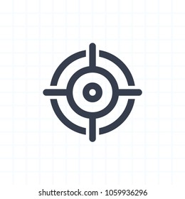Crosshairs - String Icons .A professional, pixel-aligned icon.