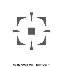 crosshairs, target, weapons aiming icon