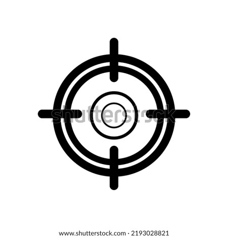crosshairs vector illustration, perfect for mascots, logos, icons, backgrounds etc