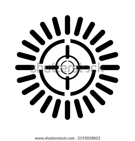 crosshairs vector illustration, perfect for mascots, logos, icons, backgrounds etc