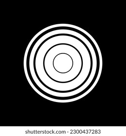 Crosshairs Vektorgrafik, geeignet für Maskottchen, Logo, Symbol, Hintergrund usw.