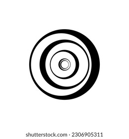 crosshairs vector illustration, suitable for mascot, logo, icon, background etc.