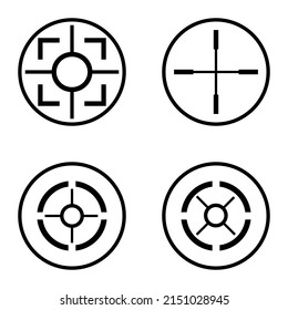 Crossherias2 Icono Plano Aislado En Fondo Blanco