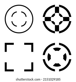 Crossherias2 Icono Plano Aislado En Fondo Blanco