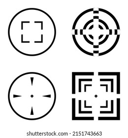 Crossherias2 Icono Plano Aislado En Fondo Blanco