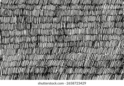 Crosshatch crayon esboço fundo. Textura vetorial desenhada à mão com linhas de lápis confusas, rabiscos, traços e traçados em negrito. Estilo áspero, infantil e marca de caneta. Textura do esboço vetorial.