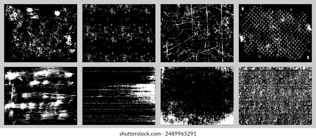 Crosshatch pattern texture set. Hand drawn pencil line. Wood, rain, stripe, hatch organic shape collection. Sketch vector illustration