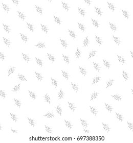 Crosshatch seamless pattern. Fashion graphic background design. Modern stylish abstract texture. Monochrome template for prints, textiles, wrapping, wallpaper, etc. Vector illustration