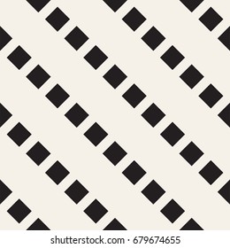 Crosshatch vector seamless geometric pattern. Crossed graphic rectangles background. Checkered motif. Seamless black and white texture of crosshatched bold lines. Trellis simple fabric print.