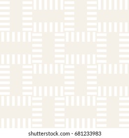 Crosshatch vector seamless geometric pattern. Crossed graphic rectangles background. Checkered motif. Seamless subtle texture of crosshatched bold lines. Trellis simple fabric print.