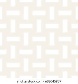 Crosshatch vector seamless geometric pattern. Crossed graphic rectangles background. Checkered motif. Seamless subtle texture of crosshatched lines. Trellis simple fabric print.