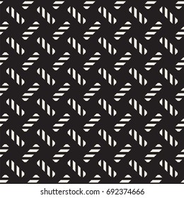 Crosshatch vector seamless geometric pattern. Crossed graphic rectangles background. Checkered motif. Seamless texture of crosshatched bold lines. Trellis simple fabric print.