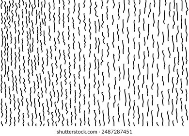 Crosshatching pattern in sketch style. Hand drawn doodle white black background. Vector illustration