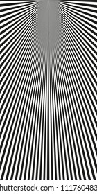 Crossing black and white stripes and lines on a light background. Decorative abstract pattern. Vector illustration.