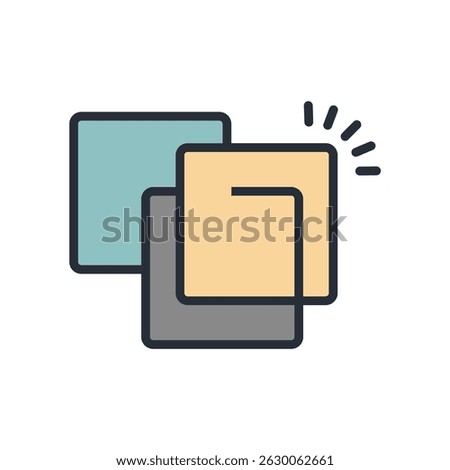 crossing design icon collection .design style with background