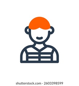 Crossing Guard for School Bus Purpose Vector Icon