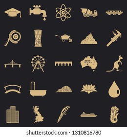 Crossing icons set. Simple set of 25 crossing vector icons for web for any design