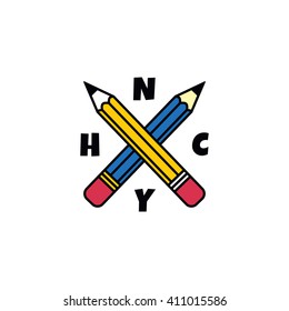 crossing pencil