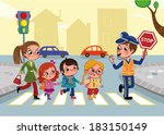 Crossing the street