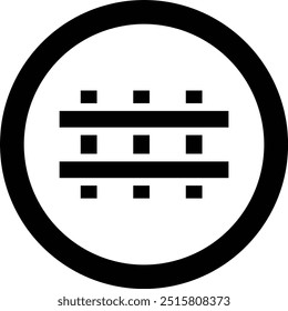 Crossing Vector Icon Design Illustration