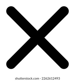crossmark, close icon symbol vector illustration. exit design isolated on white background. 