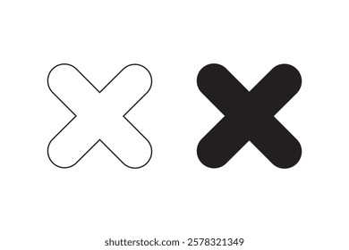 Cross-mark icon. Business, button, cancel, cross, design, element, false, flat, graphic, icon, illustration, incorrect, negative, no, reject, symbol, vector illustration, warning, web and wrong.