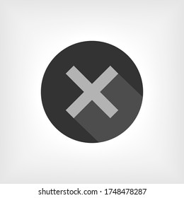 Icono de cruz - Ilustración vectorial para diseño y sitios web, presentación o aplicación.