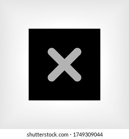 Crossmark Icon - Vector Illustration for Design and Websites, Presentation or Application.