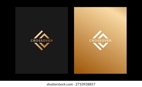 Crossover Logo, CO Logo, Logo Gold