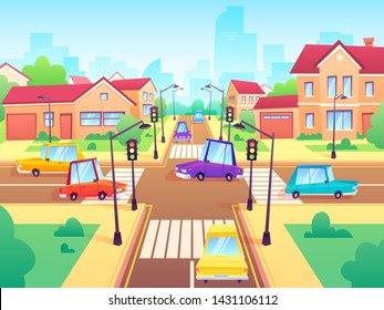 Intersection+cartoon Images, Stock Photos & Vectors | Shutterstock