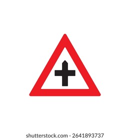 crossroad icon symbol sign vector